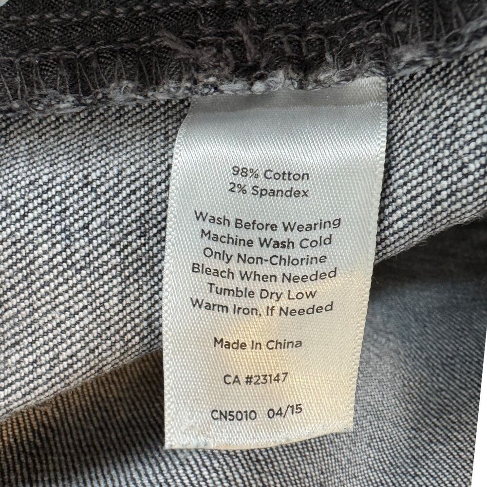Talbots Grey Flawless 5-pocket slim ankle denim jeans Size 6 - Picture 10 of 10